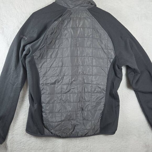 Orvis Men's Full Zip Mixed Media Raglan Sleeve Quilted Jacket Gray Large - Picture 6 of 6